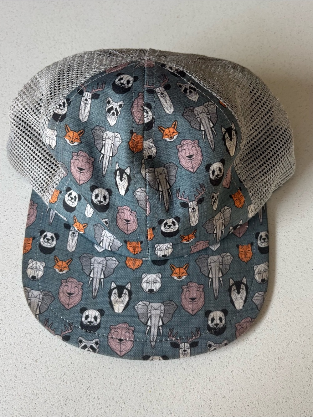 George Hats Geometric Animals Trucker Youth 3-5Y
